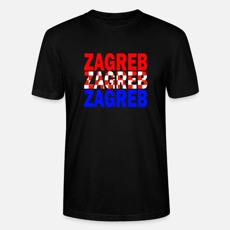 zagreb - Stanley/Stella Unisex Bio-T-Shirt CRAFTER - Schwarz