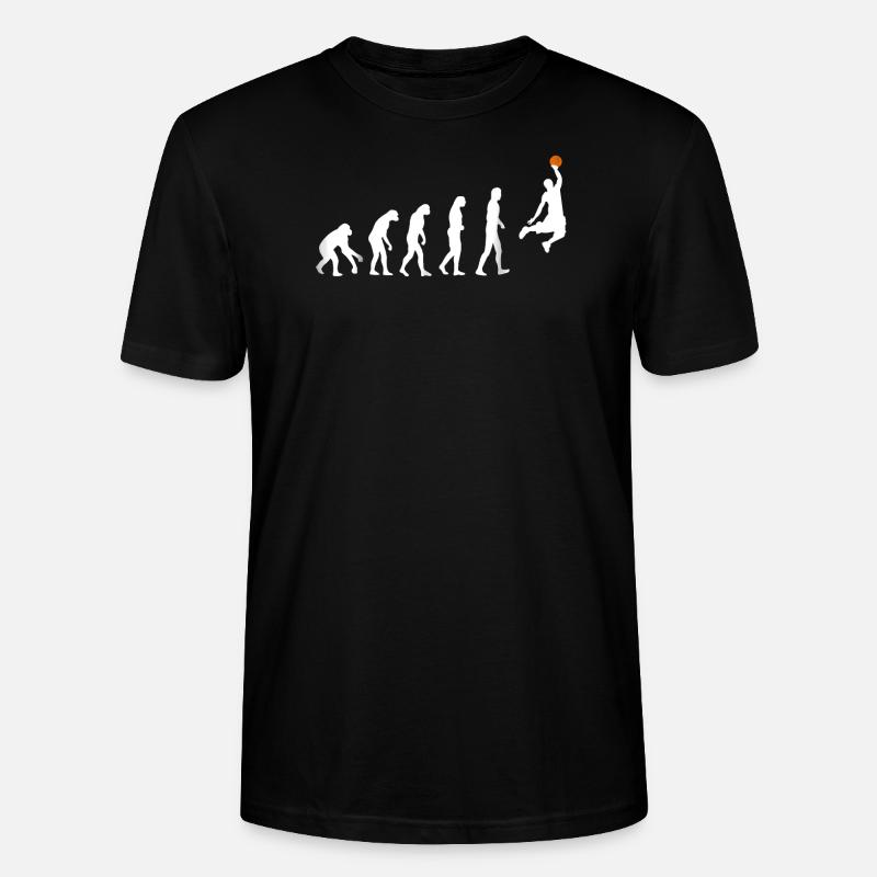 Basketball Evolution Dunk Evolution Basketball - T-shirt bio CRAFTER Stanley Stella Unisexe - noir