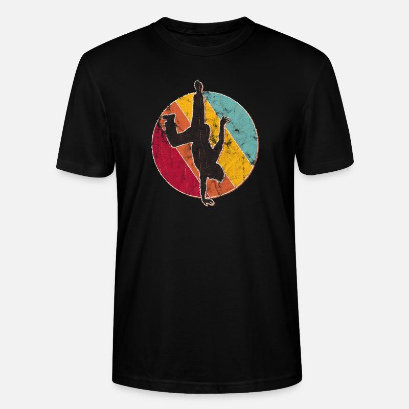 Breakdance b-boy gift - Stanley/Stella CRAFTER Unisex Organic T-Shirt - black