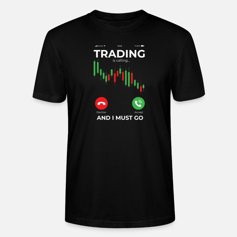 Day-Trading - Trading - Stanley/Stella Unisex Bio-T-Shirt CRAFTER - Schwarz