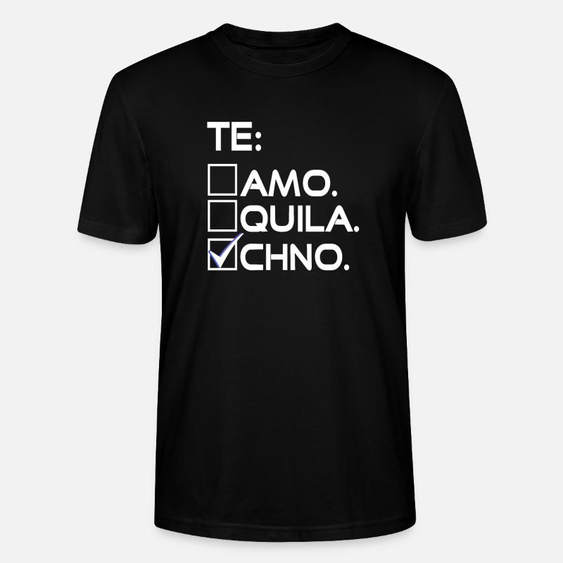 Techno bestätigt - Stanley/Stella Unisex Bio-T-Shirt CRAFTER - Schwarz