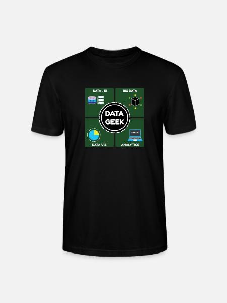 Talk Data To me Data Science and Datascientist - Stanley/Stella CRAFTER Unisex Organic T-Shirt - black