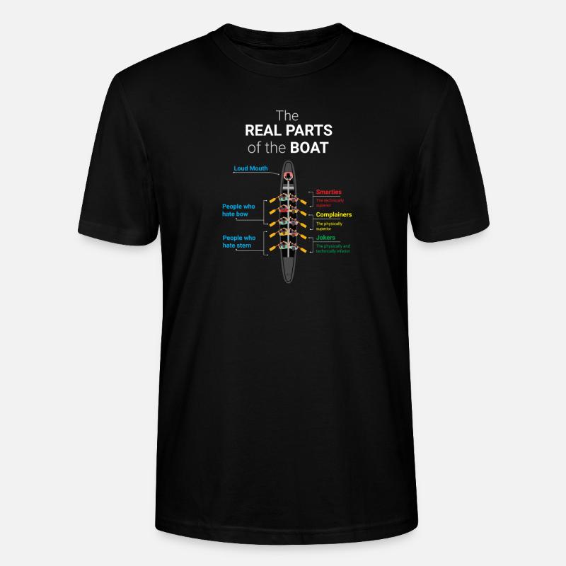 Type d’aviron Sport d’équipe - T-shirt bio CRAFTER Stanley Stella Unisexe - noir