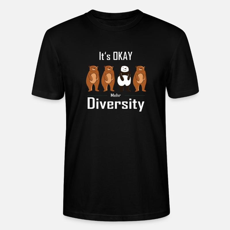 Mehr Diversity - Stanley/Stella Unisex Bio-T-Shirt CRAFTER - Schwarz