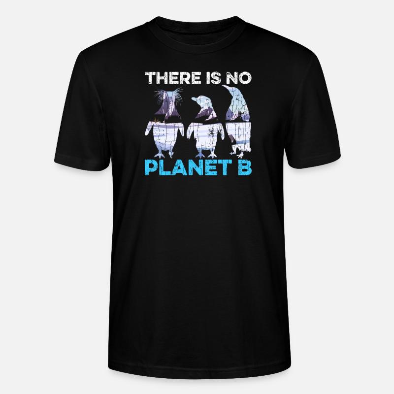 No Planet B - Stanley/Stella Unisex Bio-T-Shirt CRAFTER - Schwarz