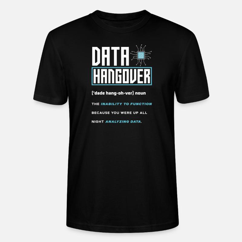 Data Engineering Data Analysis - Stanley/Stella CRAFTER Unisex Organic T-Shirt - black