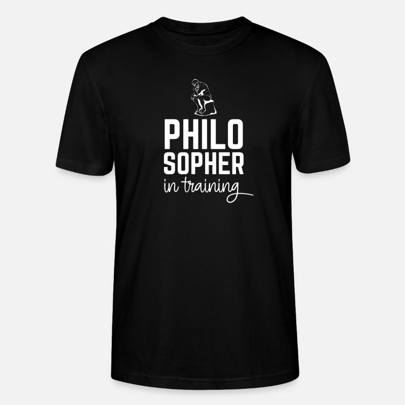 Philosopher in Training - Stanley/Stella CRAFTER Unisex Organic T-Shirt - black