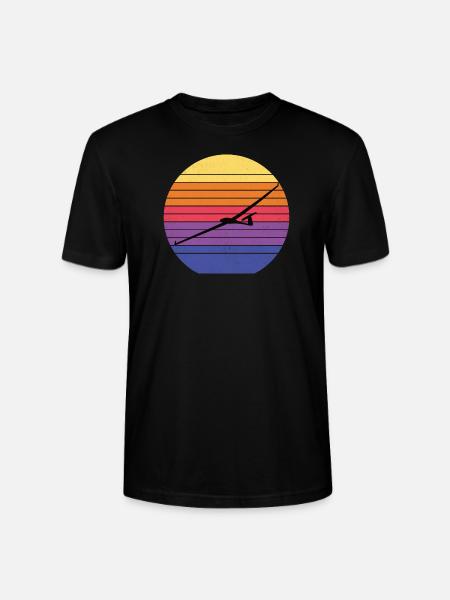 Sunset Glider Glider - Stanley/Stella CRAFTER Unisex Organic T-Shirt - black