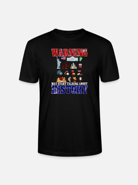 Histoire Alerte Professeur d’histoire - T-shirt bio CRAFTER Stanley Stella Unisexe - noir