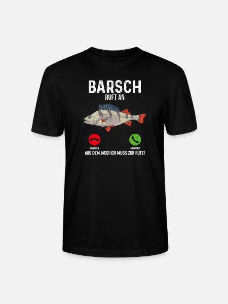 Barsch Angeln - Stanley/Stella Unisex Bio-T-Shirt CRAFTER - Schwarz