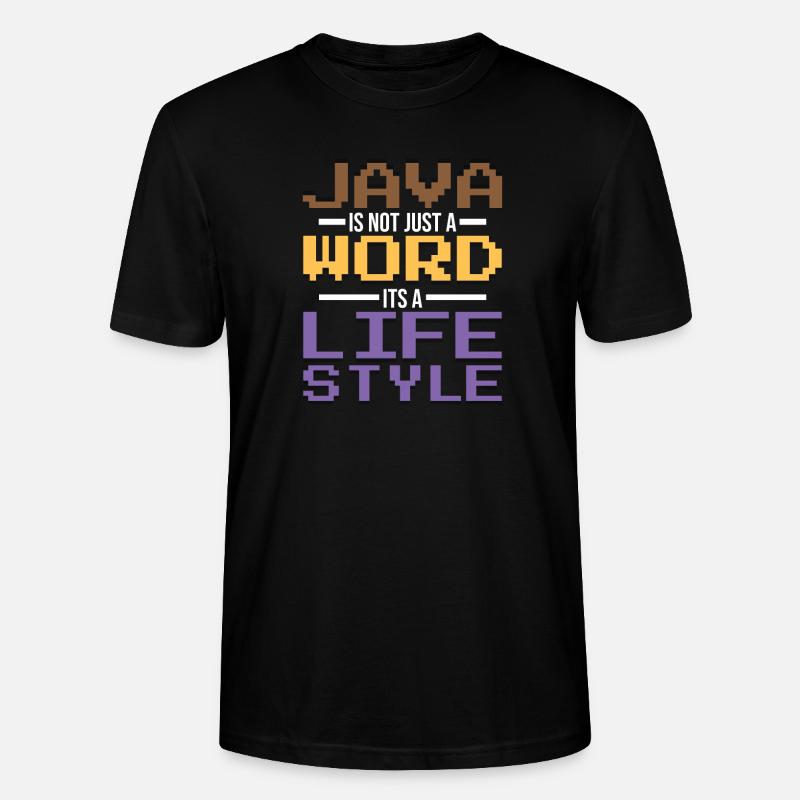 Java Developer - T-shirt bio CRAFTER Stanley Stella Unisexe - noir