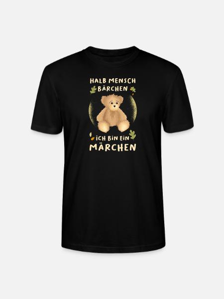 Bärchen Teddybär - Stanley/Stella Unisex Bio-T-Shirt CRAFTER - Schwarz