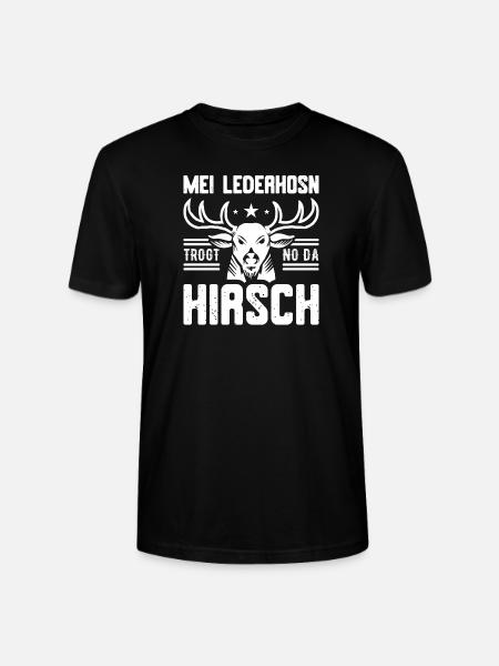 Lederhose - Stanley/Stella Unisex Bio-T-Shirt CRAFTER - Schwarz