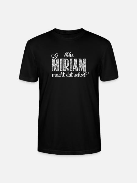 miriam - Stanley/Stella Unisex Bio-T-Shirt CRAFTER - Schwarz