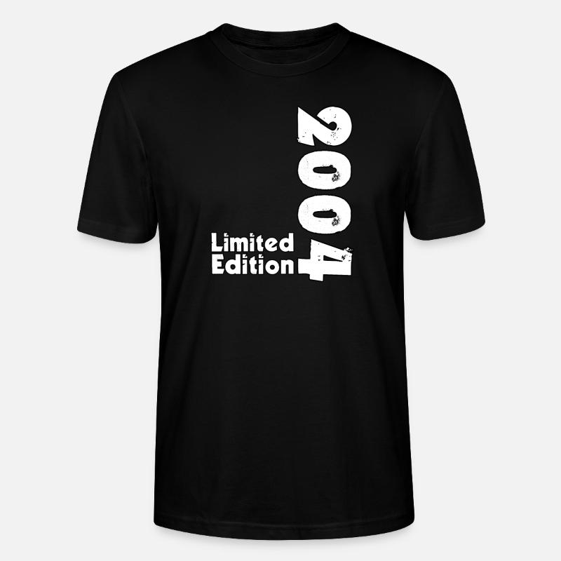 18e anniversaire Édition limitée 2004 - T-shirt bio CRAFTER Stanley Stella Unisexe - noir
