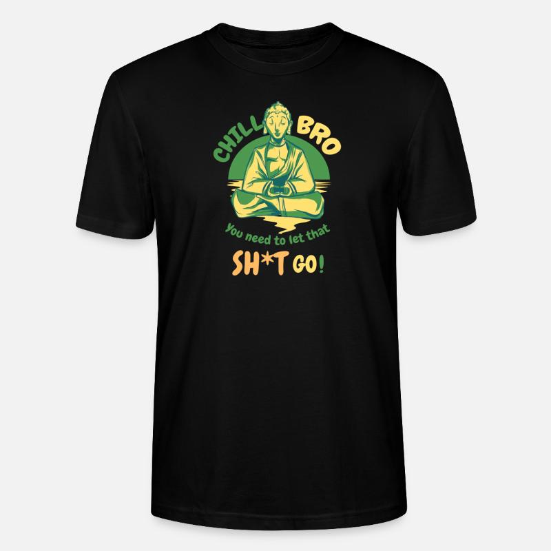 Meditation - Stanley/Stella CRAFTER Unisex Organic T-Shirt - black