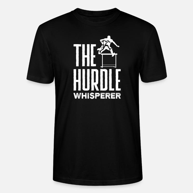 Course de haies Athlétisme Le - T-shirt bio CRAFTER Stanley Stella Unisexe - noir