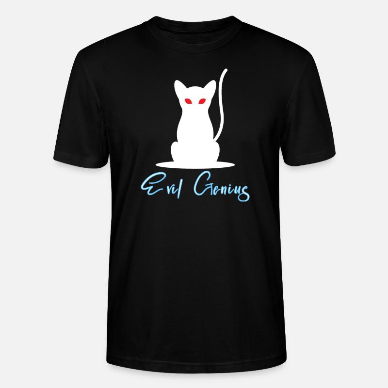 Evil Genius - devilish genius - Stanley/Stella CRAFTER Unisex Organic T-Shirt - black