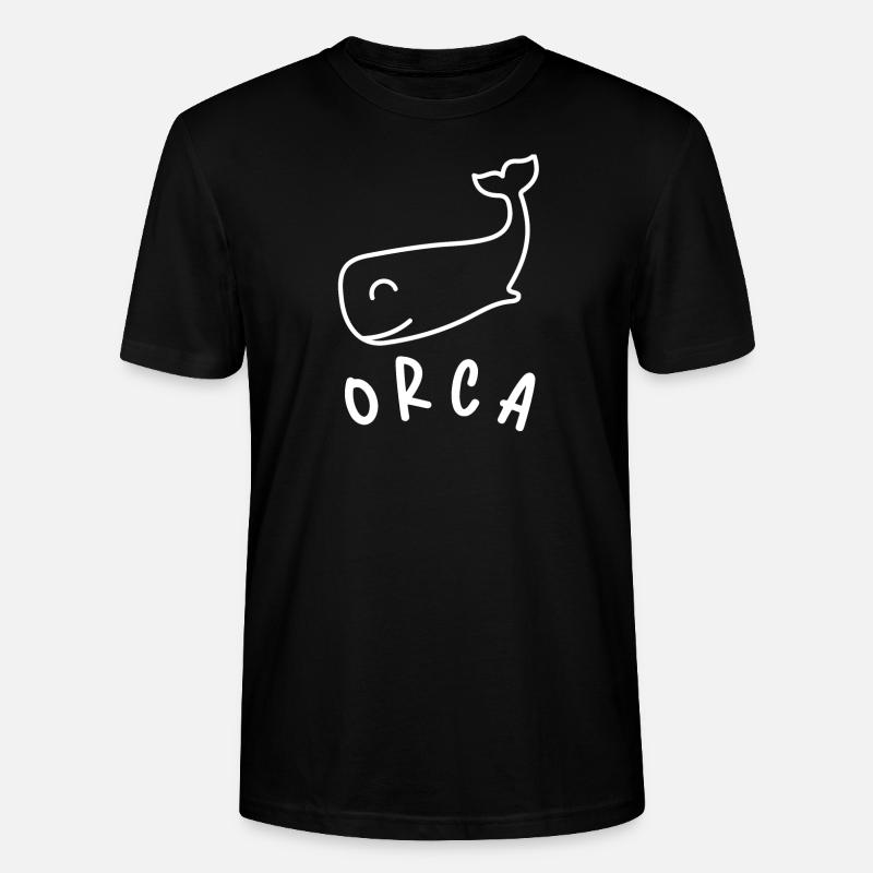 Wir lieben Killer Whale - Stanley/Stella Unisex Bio-T-Shirt CRAFTER - Schwarz
