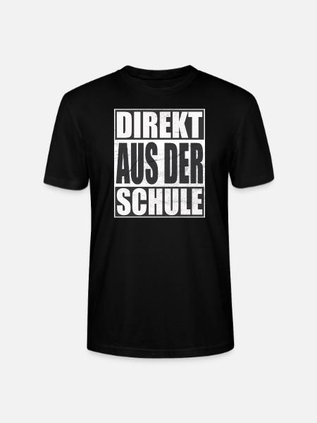 Direkt aus der Schule - Stanley/Stella Unisex Bio-T-Shirt CRAFTER - Schwarz