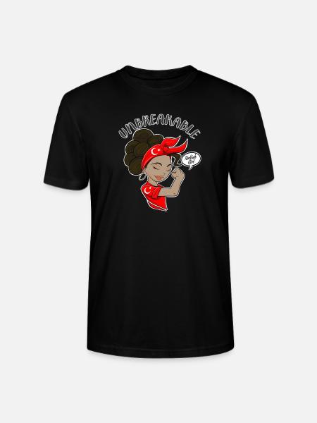 Tyrkisk Pige Ubrydelig I Tyrkisk arv I - Stanley Stella CRAFTER unisex økologisk-T-shirt - sort