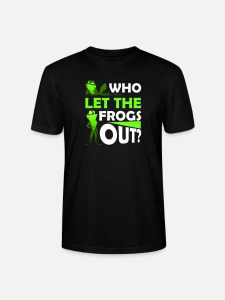Frosch - Stanley/Stella Unisex Bio-T-Shirt CRAFTER - Schwarz