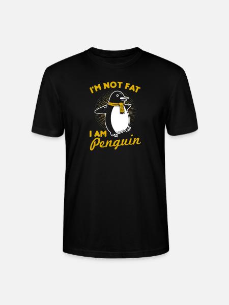 Fettpinguin - Stanley/Stella Unisex Bio-T-Shirt CRAFTER - Schwarz