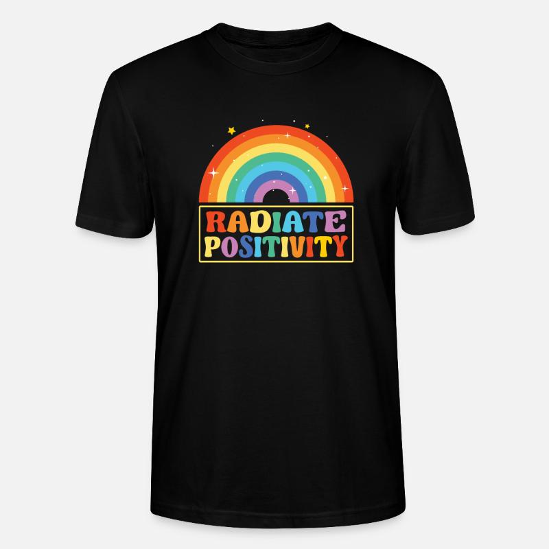 Radiate Positivity - Stanley/Stella Unisex Bio-T-Shirt CRAFTER - Schwarz