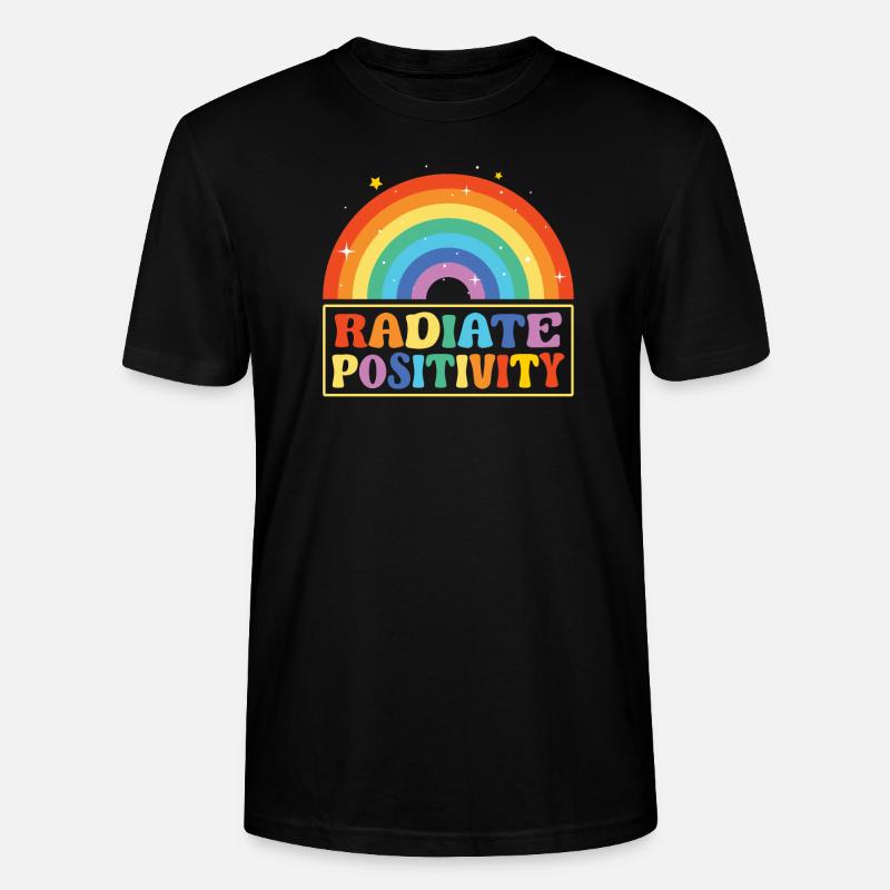Radiate Positivity - Stanley/Stella Unisex Bio-T-Shirt CRAFTER - Schwarz