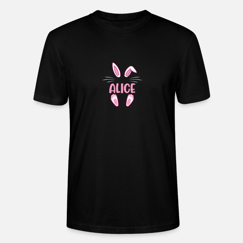 ALICE Easter - Stanley/Stella Unisex Bio-T-Shirt CRAFTER - Schwarz