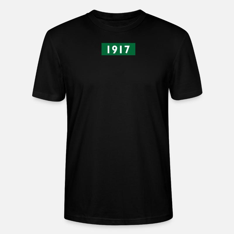 1917 birthday present - Stanley/Stella Unisex Bio-T-Shirt CRAFTER - Schwarz