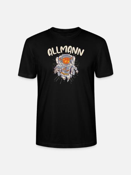 Lustige Urdeutsche Alman und Allmann - Stanley/Stella Unisex Bio-T-Shirt CRAFTER - Schwarz