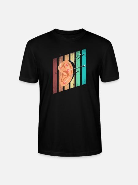 Acupuncture Acupuncturist Acupuncture Points - Stanley/Stella CRAFTER Unisex Organic T-Shirt - black