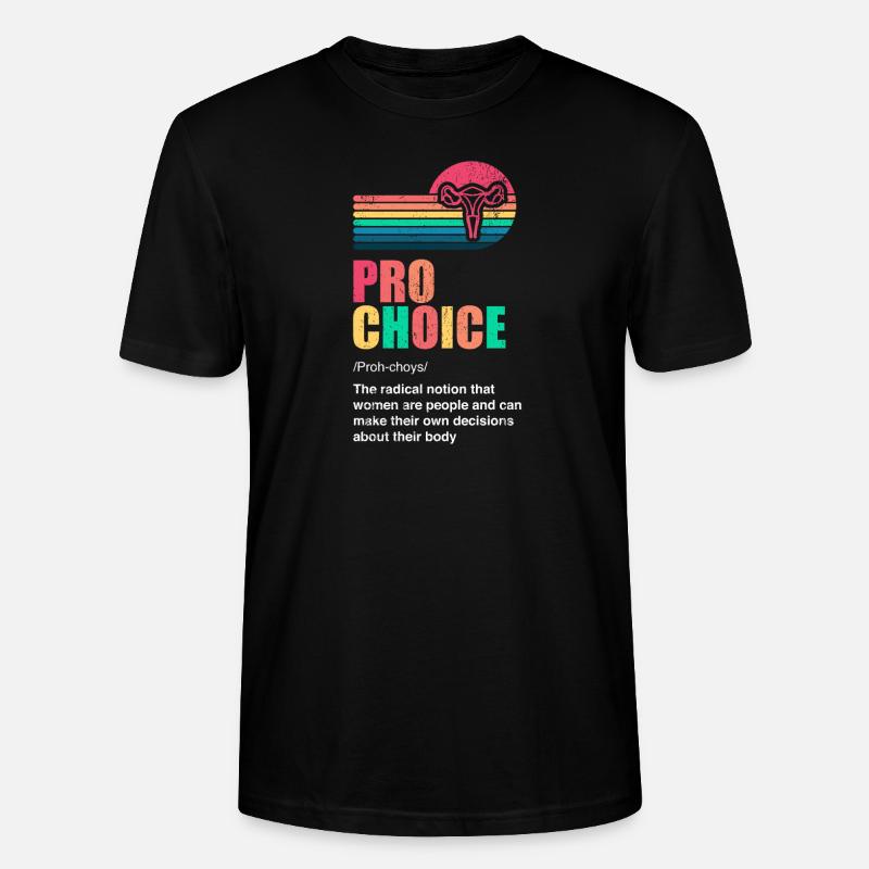 Pro Choice Definition - Stanley/Stella Unisex Bio-T-Shirt CRAFTER - Schwarz