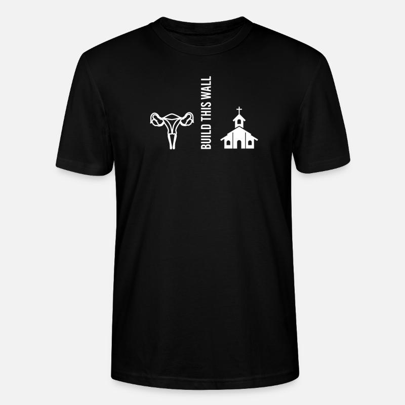 Construisez ce mur - T-shirt bio CRAFTER Stanley Stella Unisexe - noir