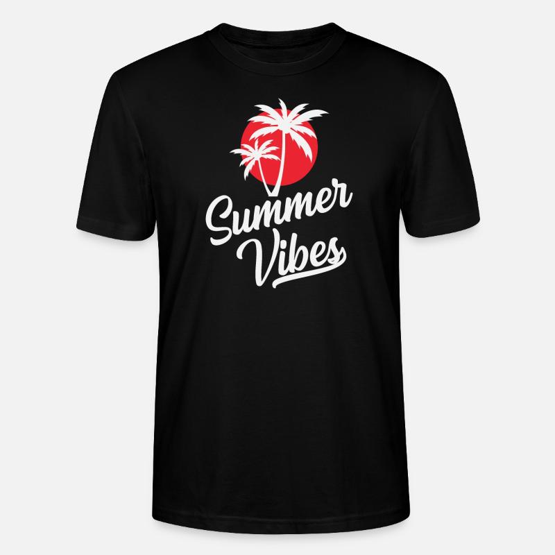 Summer Vibes - Stanley/Stella Unisex Bio-T-Shirt CRAFTER - Schwarz