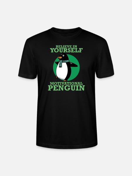 Penguin inspiriert - Stanley/Stella Unisex Bio-T-Shirt CRAFTER - Schwarz