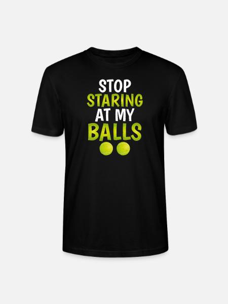 Fun tennis - Stanley/Stella CRAFTER Unisex Organic T-Shirt - black