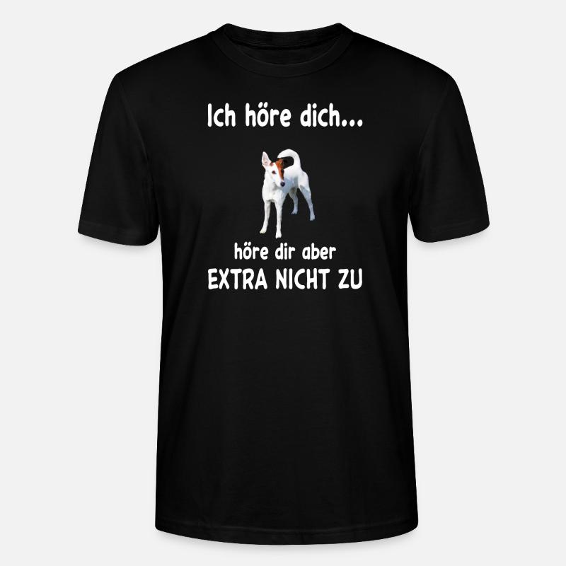 Foxterrier Hund - Foxterrier - Stanley/Stella Unisex Bio-T-Shirt CRAFTER - Schwarz