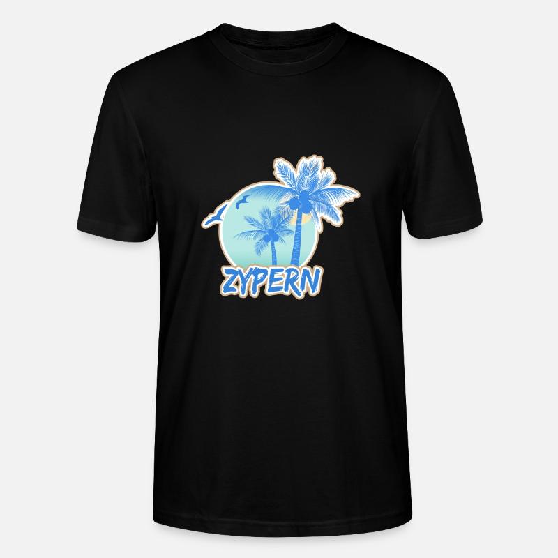 Urlaub Zypern - Stanley/Stella Unisex Bio-T-Shirt CRAFTER - Schwarz