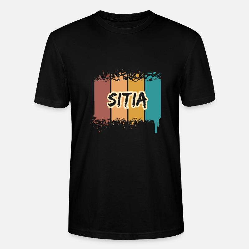 Sitia Sitia - Stanley/Stella Unisex Bio-T-Shirt CRAFTER - Schwarz