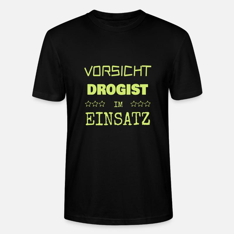 Drogist - Stanley/Stella Unisex Bio-T-Shirt CRAFTER - Schwarz