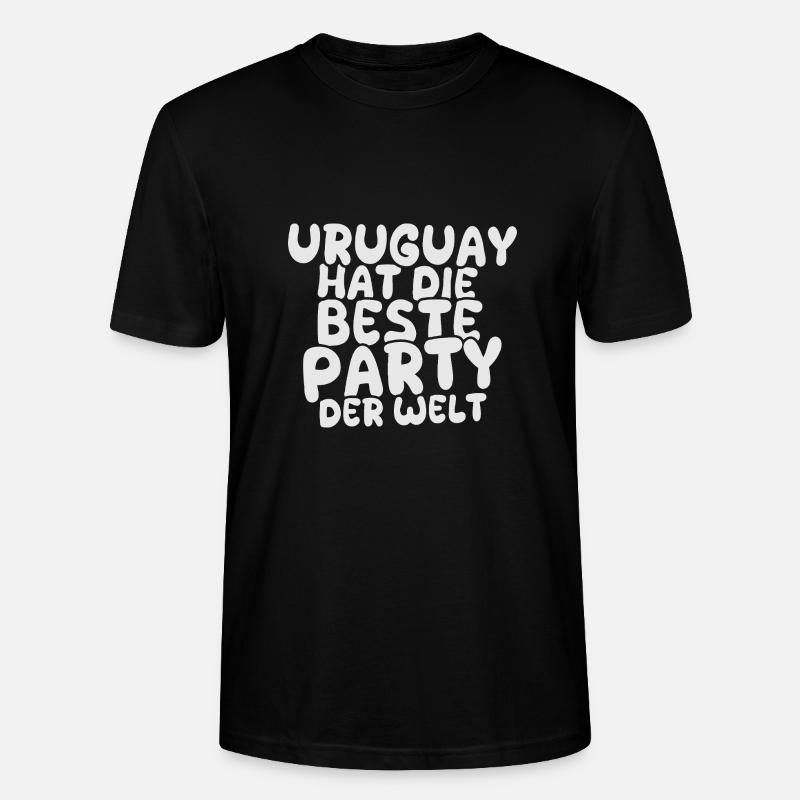 Destination de vacances Uruguay - T-shirt bio CRAFTER Stanley Stella Unisexe - noir