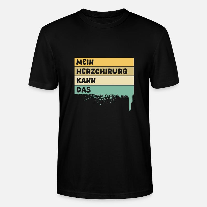 Herzchirurg - Stanley/Stella Unisex Bio-T-Shirt CRAFTER - Schwarz
