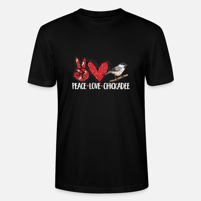 Observation des oiseaux mésanges - T-shirt bio CRAFTER Stanley Stella Unisexe - noir