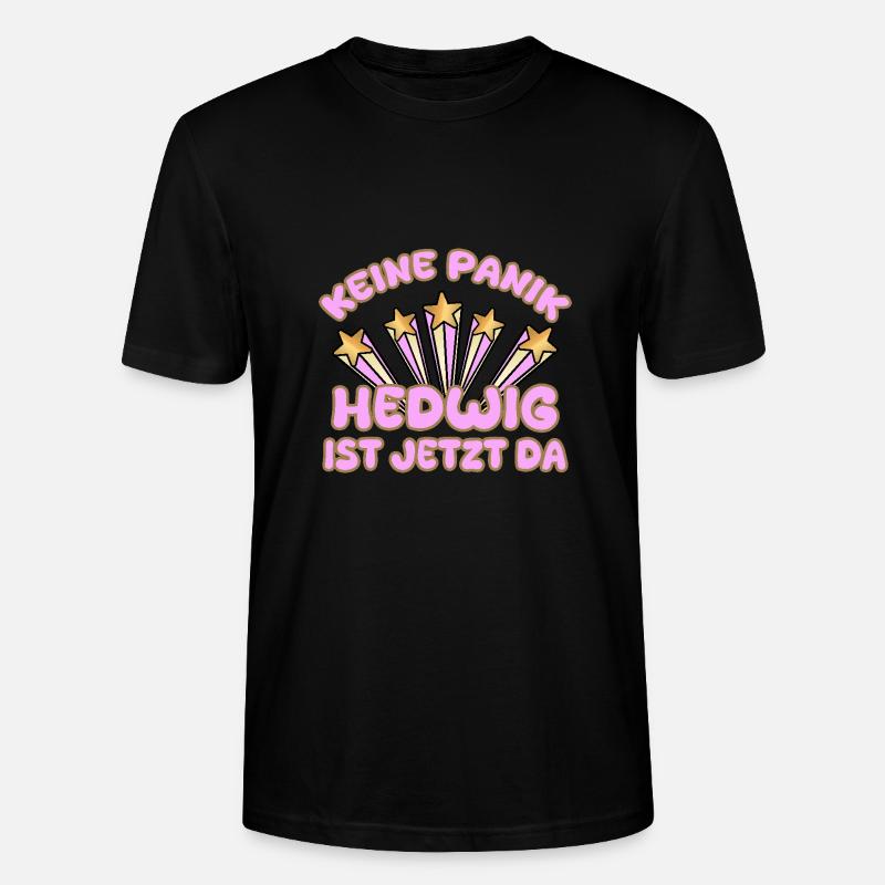 Hedwig - Stanley/Stella Unisex Bio-T-Shirt CRAFTER - Schwarz