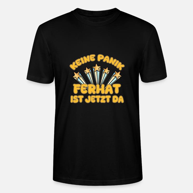 Vorname Ferhat - Stanley/Stella Unisex Bio-T-Shirt CRAFTER - Schwarz