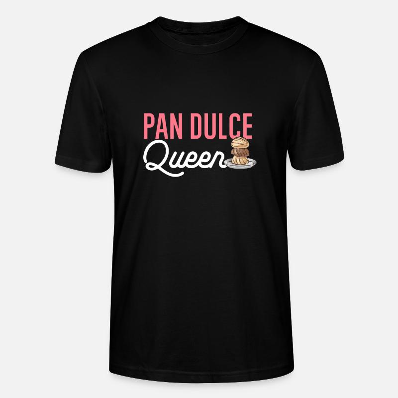 Concha Hispanic Mexican Pan Dulce - Stanley/Stella CRAFTER Unisex Organic T-Shirt - black