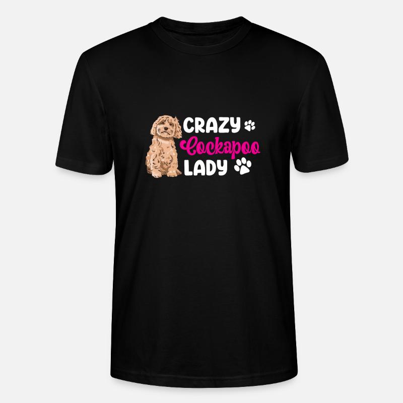 Cockapoo Hund - Stanley/Stella Unisex Bio-T-Shirt CRAFTER - Schwarz