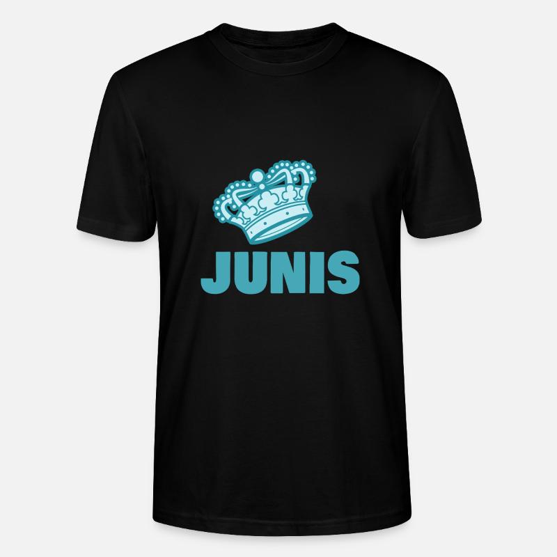 Cadeau pour Junis - T-shirt bio CRAFTER Stanley Stella Unisexe - noir